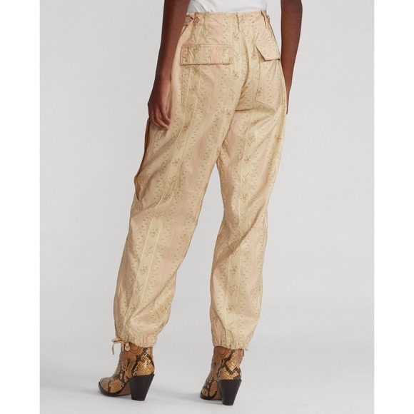 Polo Ralph Lauren Pink Floral Silk-Blend Cargo - Picture 4 of 5